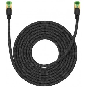 Baseus fast RJ45 cat. network cable. 8 40Gbps 8m braided black (universal)