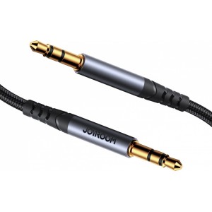Joyroom stereo audio cable AUX 3.5 mm mini jack 2m black (SY-A08) (universal)