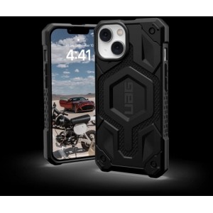 UAG Monarch - protective case for iPhone 14 Plus compatible with MagSafe (kevlar-black) (universal)