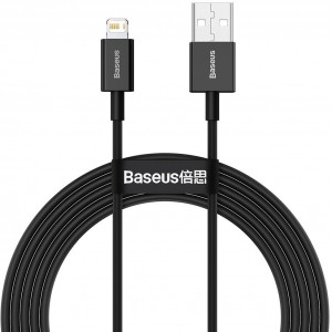 Baseus Superior USB - Lightning cable 2.4 A 2 m black (CALYS-C01) (universal)