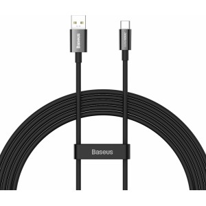 Baseus Superior Series SUPERVOOC USB-A to USB-C cable 65W 2m black (universal)