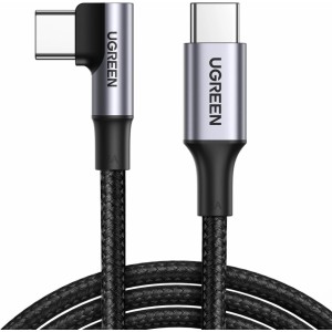 Ugreen US334 USB-C / USB-C 90º 480Mb/s 2m angled cable - black (universal)