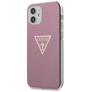 Guess GUHCP12SPCUMPTPI iPhone 12 mini 5.4" pink/pink hardcase Metallic Collection (universal)