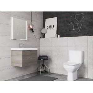 Cersanit tualetes pods new clean on Colour 011 0277001 ar pieslēgumu no sāna