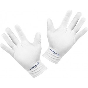PRL Rękawice białe gloves L (para)