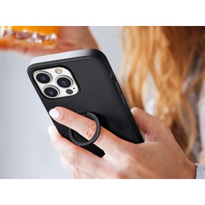 Alogy Ring Ultra Slim Alogy Silicone Case for Apple iPhone 13 Pro Black