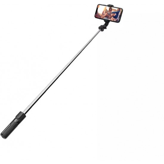 4Kom.pl Selfie Stick L02S Tripod Black wireless tripod