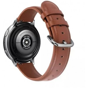 Producenttymczasowy Smartwatch strap Elegance universal strap for 22mm brown/brown