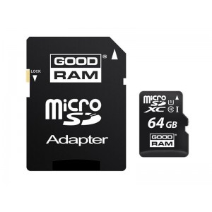 Goodram microSDXC 64GB Class 10 card reader adapter