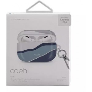 Uniq Protective case for UNIQ earphones case Coehl Ciel for Apple AirPods Pro blue/twilight blue