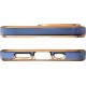 4Kom.pl Lighting Color Case for Samsung Galaxy A73 5G gel cover with gold frame blue
