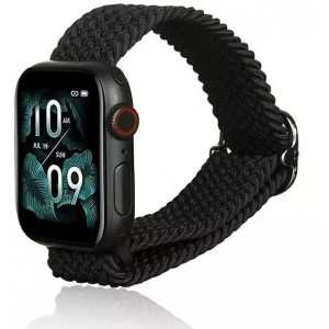 Producenttymczasowy Beline Textile smartwatch strap for Apple Watch 42/44/45/49mm black/black