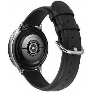 Producenttymczasowy Smartwatch strap Beline universal watch strap for 20mm Elegance black/black