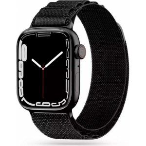 4Kom.pl Nylon pro apple watch 4 / 5 / 6 / 7 / 8 / se / ultra (42 / 44 / 45 / 49 mm) black