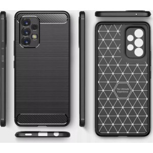 4Kom.pl TPUCarbon case for Samsung Galaxy A23 5G Black