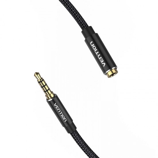 Vention TRRS 3.5mm Male to 3.5mm Female Audio Extender 1,5m Vention BHCBG Black