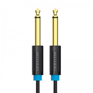 Vention 6.35mm TS Male to Male Audio Cable 2m Vention BAABH (black)