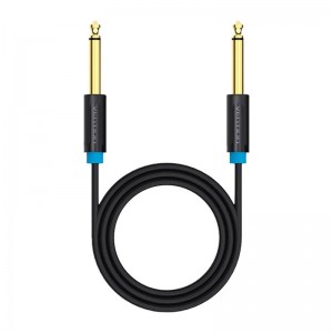 Vention 6.35mm TS Male to Male Audio Cable 2m Vention BAABH (black)