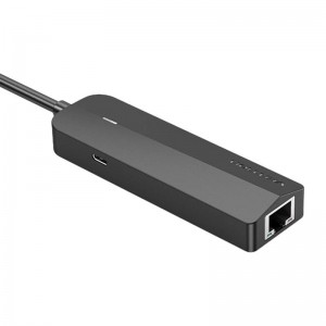 Vention USB-C to 3x USB 2.0, RJ45, Micro-B Hub Vention TGOBB 0.15m, Black