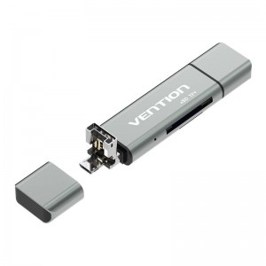 Vention Multifunctional USB2.0 Card Reader Vention CCJH0 Gray