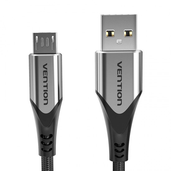 Vention USB 2.0 A to Micro-B 3A cable 0.25m Vention COAHC gray