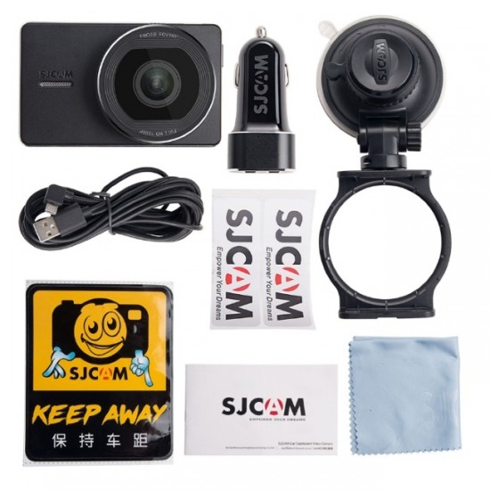 Sjcam SJDash M30 Wi-Fi automašīnas DVR videokamera ar G-sensoru 1080p HD 3 '' LCD Black