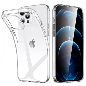 Riff Plāns caurspīdīgs silikona maks priekš Apple iPhone 14 Pro