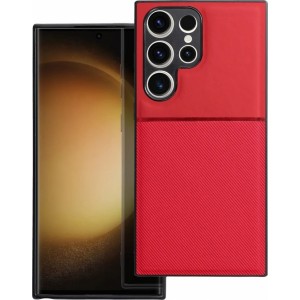 Riff Noble sērijas silikona maks priekš Samsung Galaxy S23 Ultra S918 Red