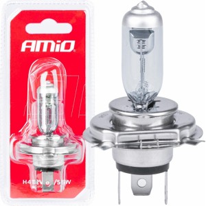 Amio Halogen bulb H4 12V 60/55W 1pc blister