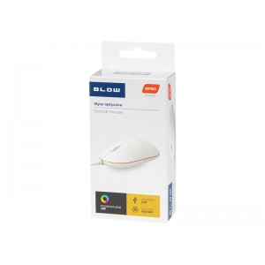 PRL Mysz optyczna BLOW MP-60 USB biała