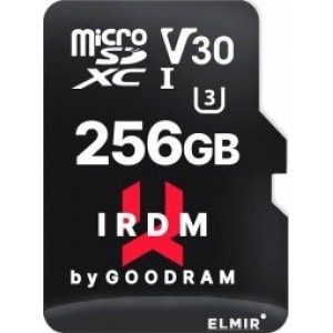 Goodram IRDM MicroSDXC 256GB Atmiņas karte + Adapteris