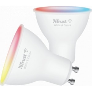 Trust WiFi LED Spot GU10 Белая и цветная (двойная упаковка) светодиодная лампа