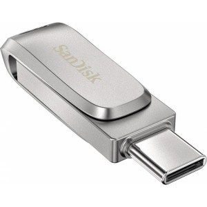 Sandisk Ultra Dual Drive Luxe USB flash drive 32 GB USB Type-A / USB Type-C 3.2 Gen1 Stainless steel