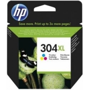 HP 304XL Tri-Color Tintes kārtidžs
