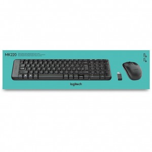 Logitech MK220 Combo Bezvadu klaviatūra US
