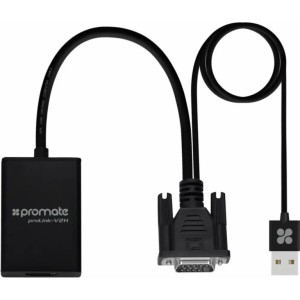 Promate proLink-V2H VGA to HDMI Converter / USB Audio Adapteris