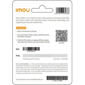 Imou Protect Basic Gift Card (Annual Plan)