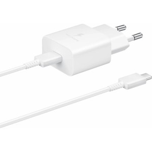Samsung USB wall charger Type C 15W PD AFC + USB cable Type C white (EP-T1510XWEGEU) (universal)