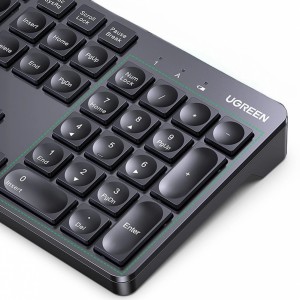Ugreen KU004 2.4GHz wireless keyboard - black (universal)