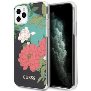 Guess GUHCN65IMLFL01 iPhone 11 Pro Max black/black N°1 Flower Collection (universal)