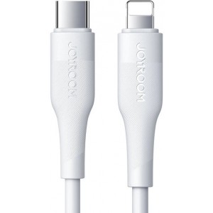Joyroom USB Type C - Lightning cable Power Delivery 20W 2.4A 0.25m white (S-02524M3 White) (universal)