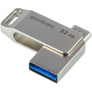 Goodram Flash Drive 32GB USB 3.2 Gen 1 USB / USB C OTG ODA3 Goodram - Silver (universal)