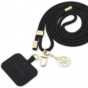 Guess GUOUCNMG4EK Universal CBDY Cord Strap black/black Nylon 4G Metal Charm (universal)