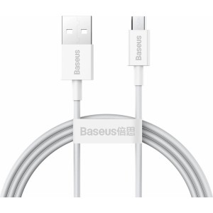 Baseus Superior cable USB - micro USB for fast charging 2A 1m white (CAMYS-02) (universal)