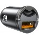 Baseus Tiny Star mini smart USB car charger 30W Quick Charge 3.0 gray (VCHX-A0G) (universal)