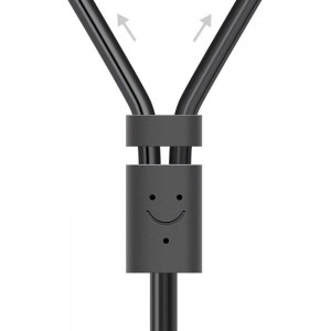Ugreen cable audio cable 3.5 mm mini jack (female) - 2RCA (male) 25 cm gray (AV102 10561) (universal)