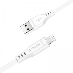 Acefast MFI USB cable - Lightning 1.2m, 2.4A white (C3-02 white) (universal)