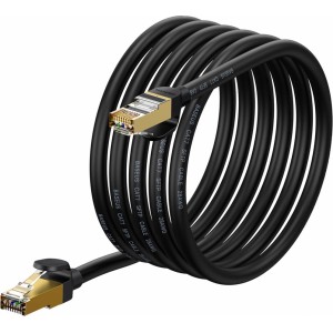 Baseus Speed Seven network cable RJ45 10Gbps 3m black (WKJS010401) (universal)