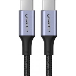 Ugreen cable USB Type C - USB Type C 5 A 100 W Power Delivery Quick Charge 3.0 FCP 480 Mbps cable 2 m gray (70429 US316) (universal)