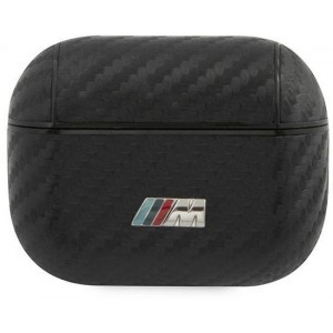BMW BMAPCMPUCA AirPods Pro cover czarny/black PU Carbon M Collection (universal)